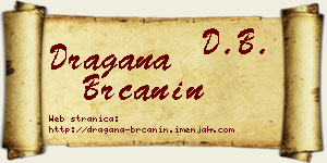 Dragana Brčanin vizit kartica